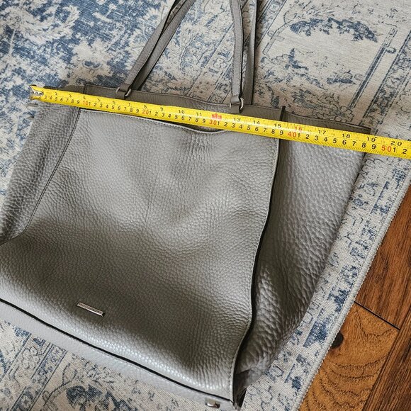 Rebecca Minkoff Grey Leather Tote Bag - Picture 9 of 10